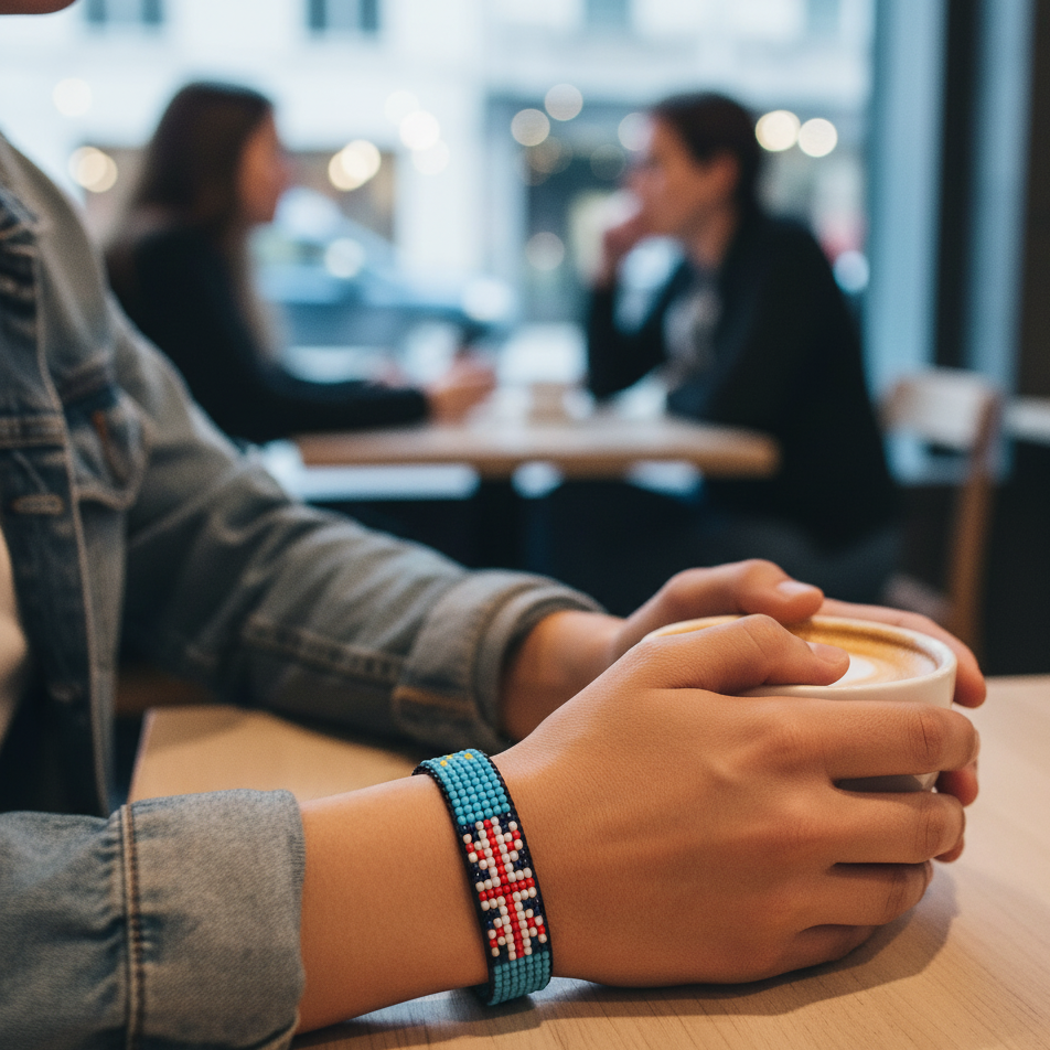 Tuvalu Flaggenarmband: Verstellbares Boho-Stil Seilarmband für Damen & Herren
