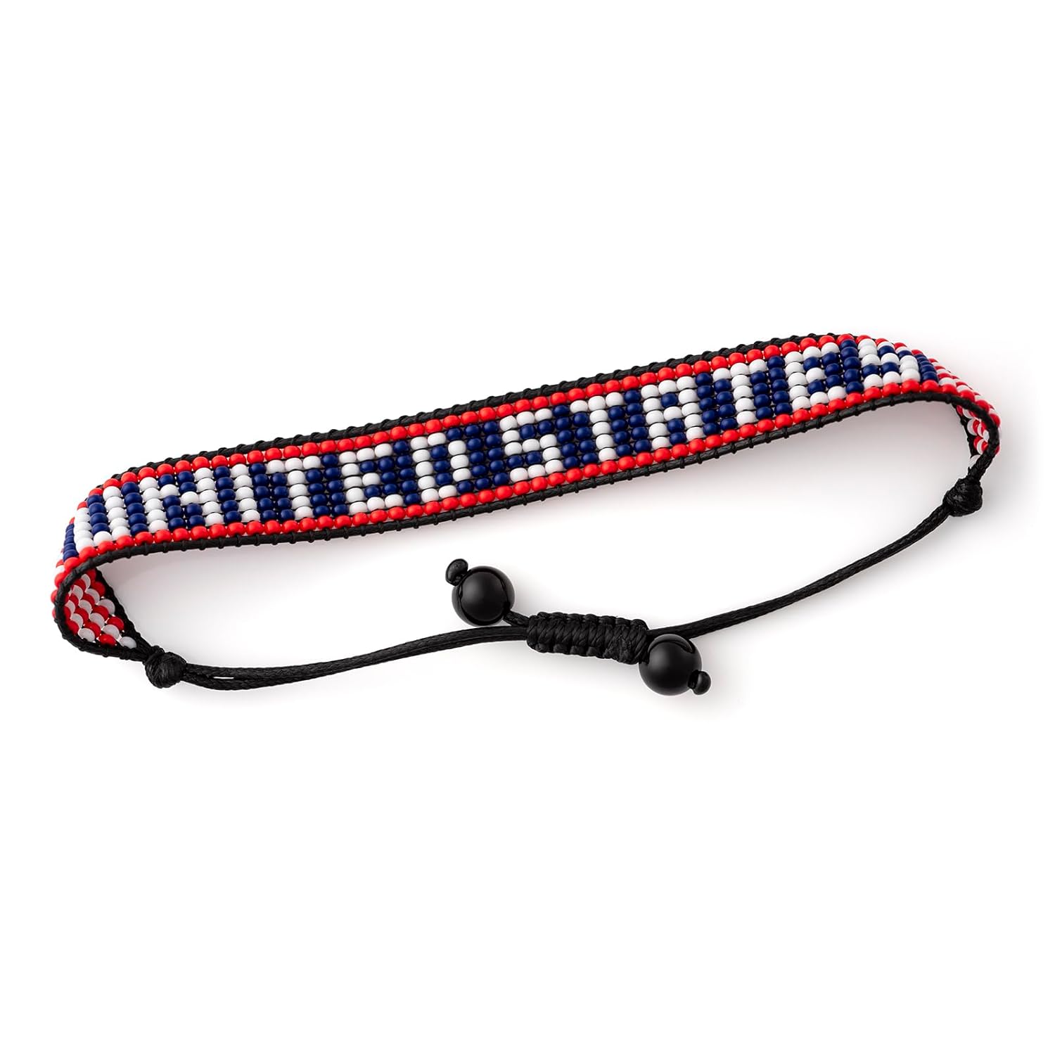 World Cup 2026 U.S.A Beaded Flag Bracelet – Handmade & Adjustable