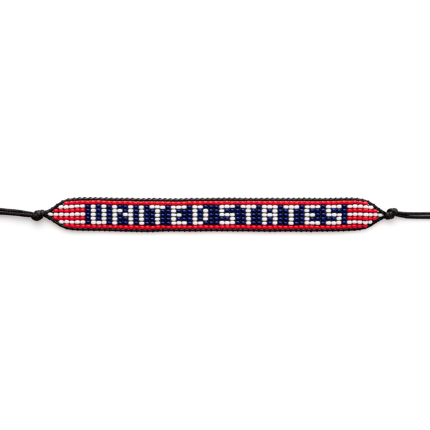 World Cup 2026 U.S.A Beaded Flag Bracelet – Handmade & Adjustable