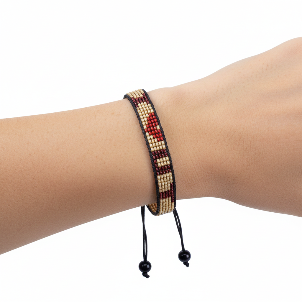 I Love Utah Beaded Bracelet – Handcrafted & Adjustable