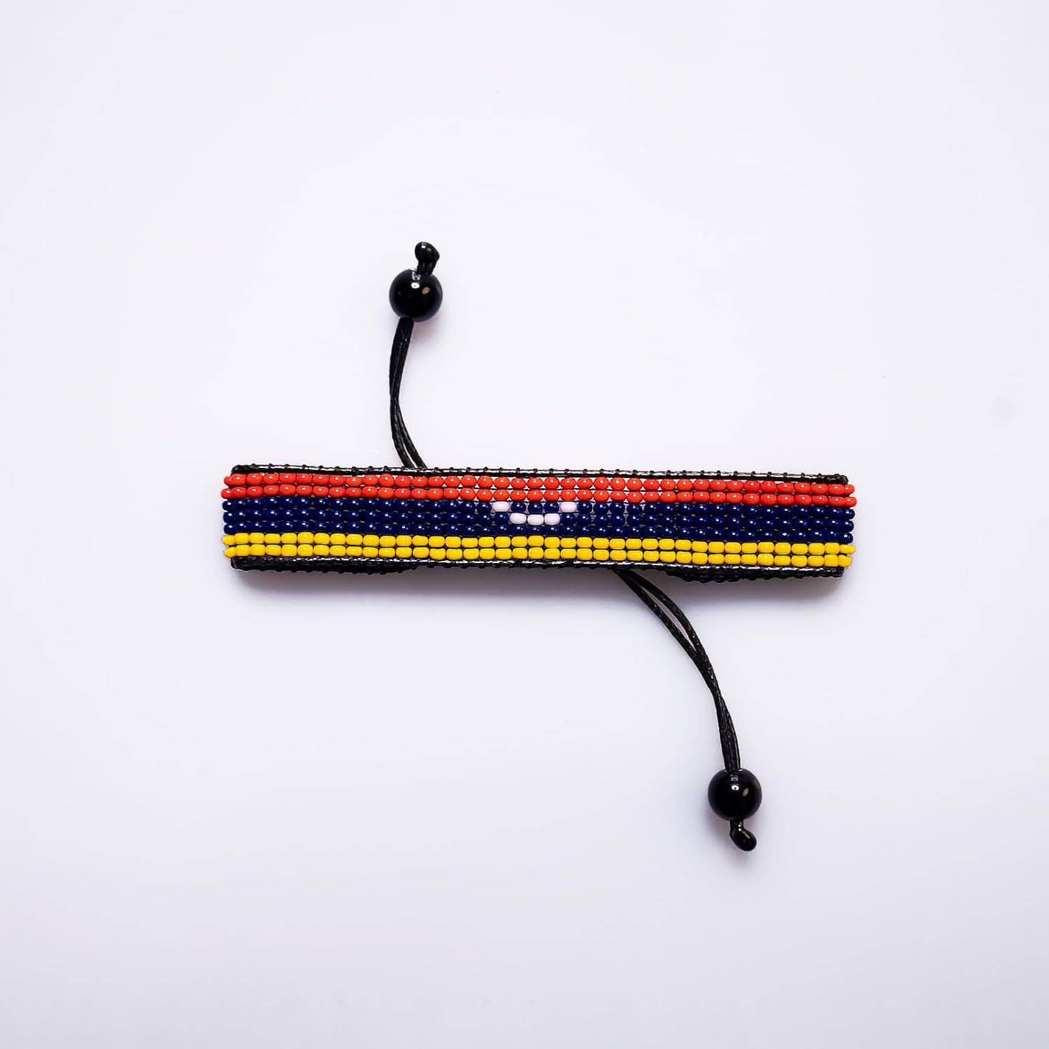 Venezuela Flag Bracelet: Handmade, Adjustable Boho-Style Rope Bangle with Patriotic Design