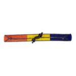 Romania Flag Bracelet: Handmade Bracelet,Adjustable Beaded Boho-Style Rope Bracelet with Patriotic Design