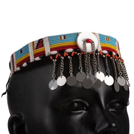 Authentic Beaded Masai Choker Necklace: Exquisite African Beads Jewelry for Women