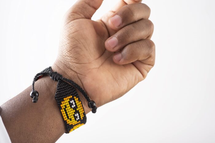 Handmade Adjustable Emoticon Bracelet: Express Your Mood in Style