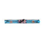 Fiji Flag Bracelet: Handmade Bracelet,Adjustable Beaded Boho-Style Rope Bracelet with Patriotic Design