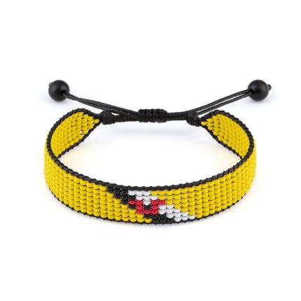 Brunei Darussalam Flag Bracelet, Adjustable, Boho Style Rope Bracelet for Women, Men, Thread String