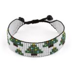 Enchanting Beaded Adjustable Handmade Christmas Bracelet: A Cherished Gift for Family and Friends