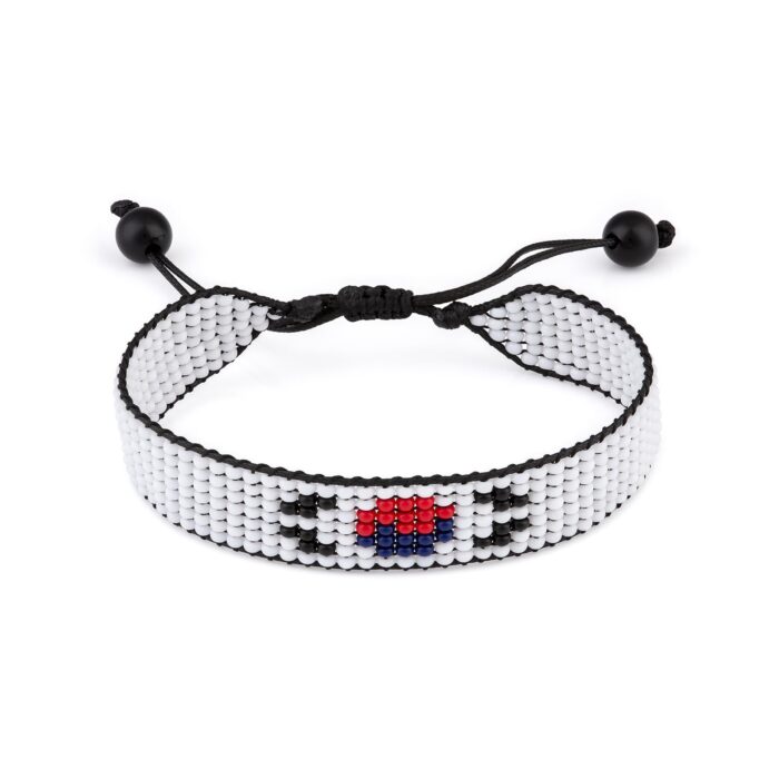 South Korea Flag Bracelet, Adjustable, Boho Style Rope Bracelet for Women, Men, Thread String