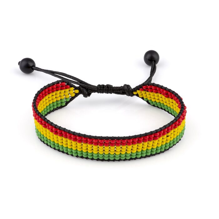 Bolivia Flag Bracelet, Adjustable, Boho Style Rope Bracelet for Women, Men, Thread String